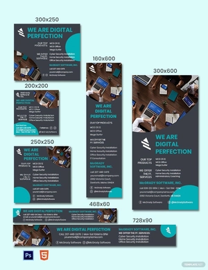 IT Company Marketing AD Template