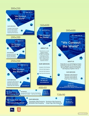 Tech Web Ad Template
