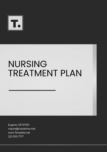 Free Nursing Treatment Plan Template to Edit Online