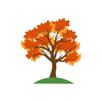 Free Fall Tree Clipart to Edit Online