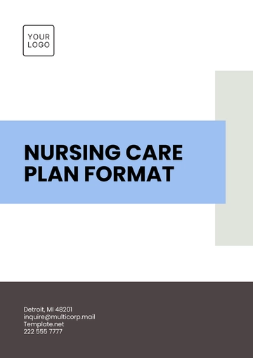 Free Nursing Care Plan Format Template to Edit Online