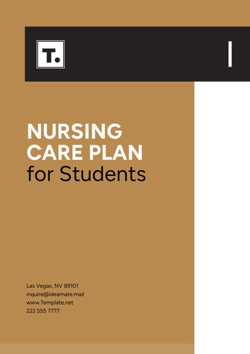 Free Printable Nursing Care Plan for Students Template to Edit Online