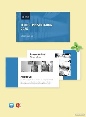 IT Department Presentation Template