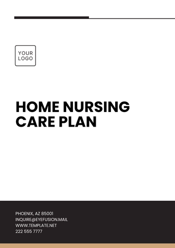 Free Home Nursing Care Plan Template to Edit Online