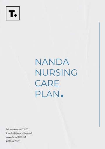 Free NANDA Nursing Care Plan Template to Edit Online