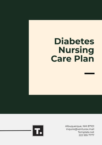 Free Diabetes Nursing Care Plan Template to Edit Online
