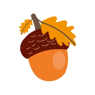 Free Acorn Fall Clipart to Edit Online