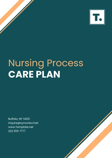 Free Nursing Process Care Plan Template to Edit Online