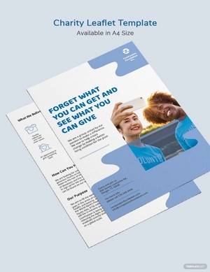 Charity Leaflet Template