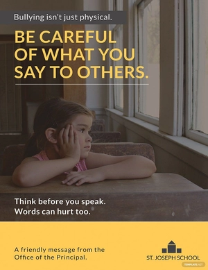 School Advertisement Poster Template