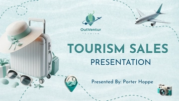 Free Tourism Sales Presentation Template to Edit Online