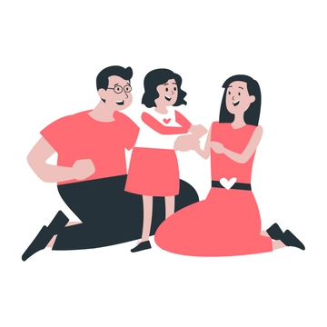 Free Happy Family Clipart to Edit Online
