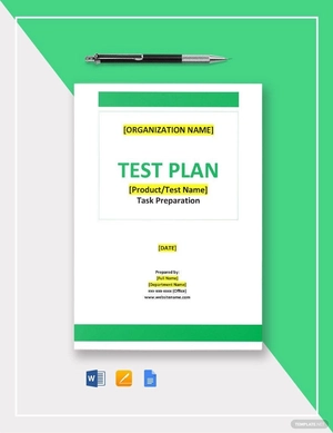 Task Preparation Template