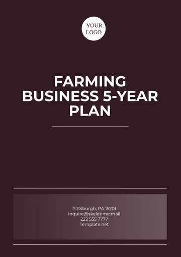 Free Farming Business 5-Year Plan Template to Edit Online