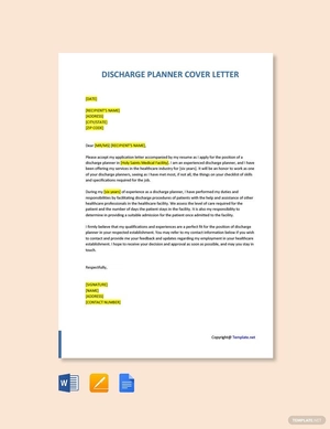 Discharge Planner Cover Letter