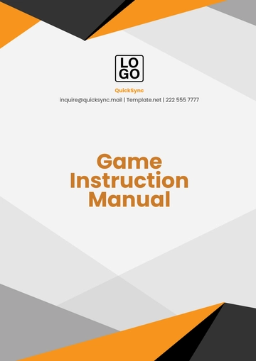 Free Aesthetic Game Instruction Manual Template to Edit Online