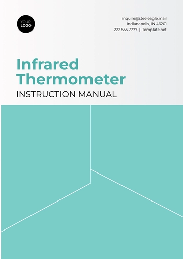 Free Infrared Thermometer Instruction Manual Template to Edit Online