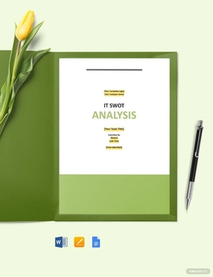 Editable IT Swot Analysis Template