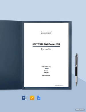 Printable Software Swot Analysis Template