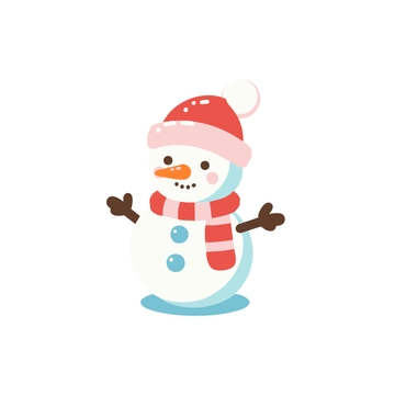 Free Colorful Snowman Clipart to Edit Online