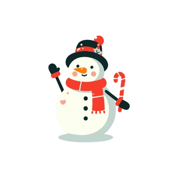 Free Christmas Snowman Clipart to Edit Online