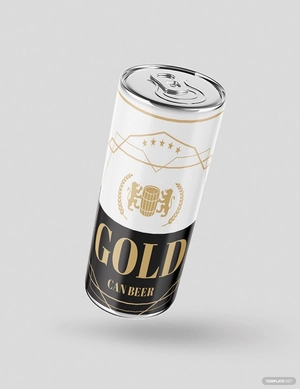 Beer Can Label Template