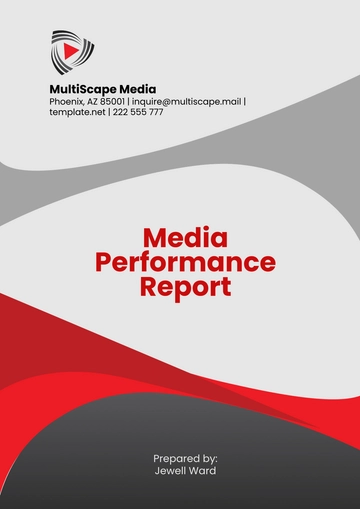 Free Media Performance Report Template to Edit Online