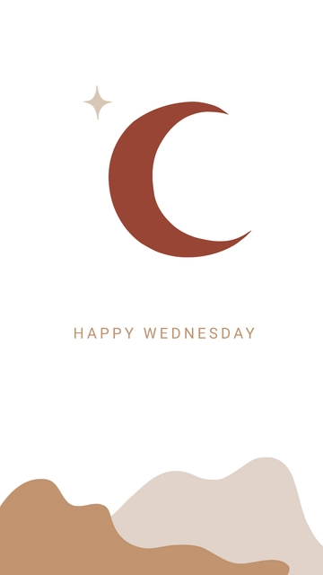 Free Wednesday Wallpaper Template to Edit Online