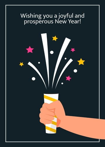 Free Happy New Year Greeting Template to Edit Online