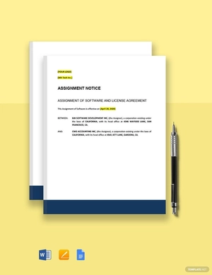 Assignment of Software Template