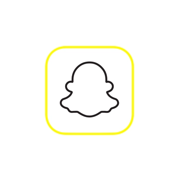 Free Snapchat Outline Clipart to Edit Online