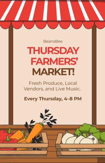 Free Thursday Poster Design Template to Edit Online