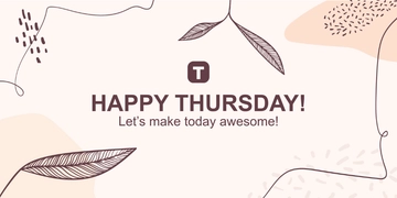 Free Awesome Thursday Template to Edit Online