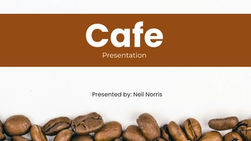 Free Cafe Presentation Template to Edit Online