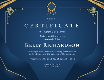 Free Corporate Memento Certificate Template to Edit Online