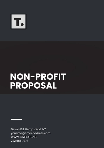Free Non- Profit Proposal Template to Edit Online