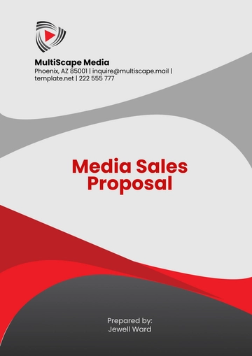 Free Media Sales Proposal Template to Edit Online