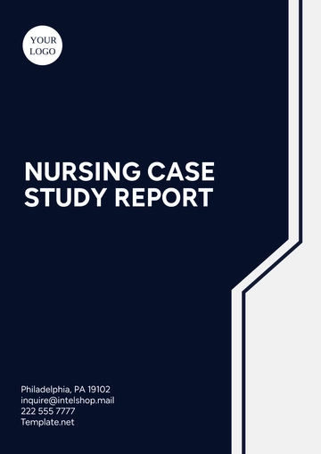 Free Nursing Case Study Report Template to Edit Online