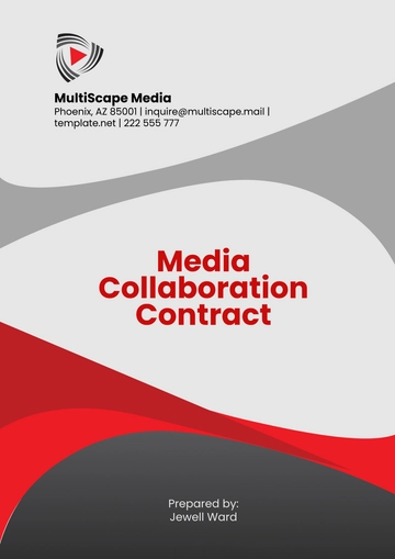 Free Media Collaboration Contract Template to Edit Online