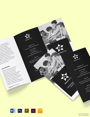 Tri-Fold Creative Software Brochure Template