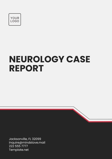 Free Neurology Case Report Template to Edit Online
