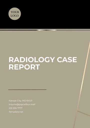 Free Radiology Case Report Template to Edit Online