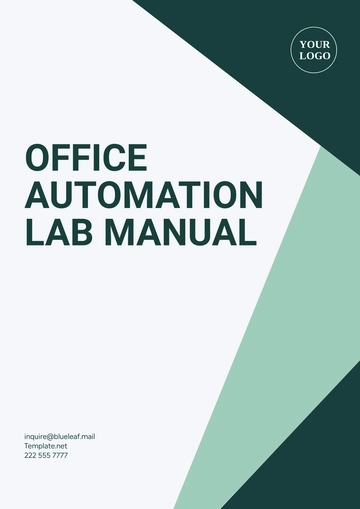 Free Office Automation Lab Manual Template to Edit Online