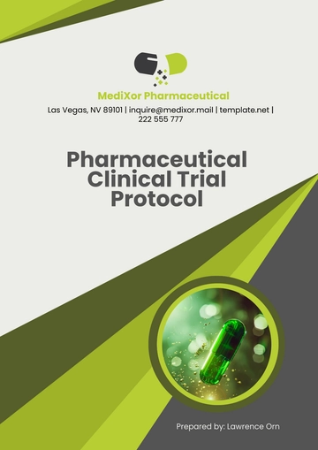 Free Pharmaceutical Clinical Trial Protocol Template to Edit Online