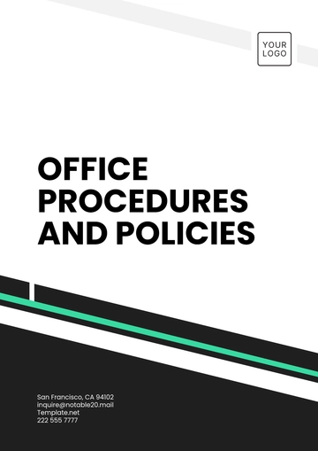 Free Office Procedures and Policies Template to Edit Online
