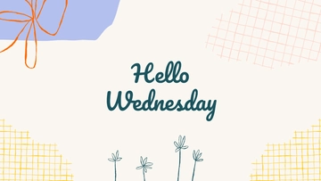 Free Wednesday Background Template to Edit Online
