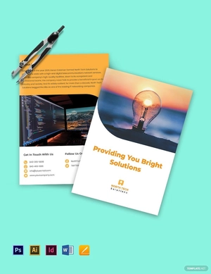 Bi-Fold Networking Brochure Template