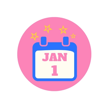 Free New Year Icon Template to Edit Online