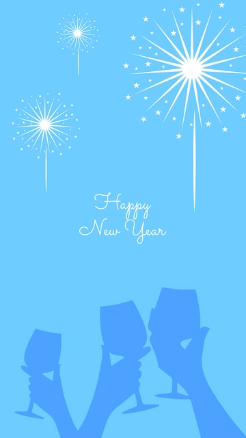 Free New Year Wallpaper Template to Edit Online
