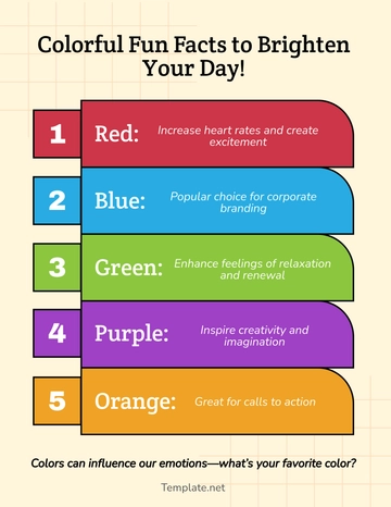 Free Colorful Fun Factoid Template to Edit Online